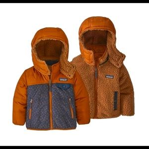 Patagonia Baby Reversible Tribbles Hoody Coat.